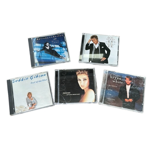 Easy Listening CDs - Celine Dion, Rod Stewart, Debbie Gibson, Belinda Ca… - Picture 1 of 7